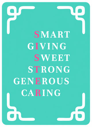 Sister Magnetic Keepsake Card #HPM-SISTER