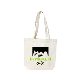So Franken Cute Boy Small Canvas Tote #HPT2515-FRKBOY24 - Tote Bag - Kids