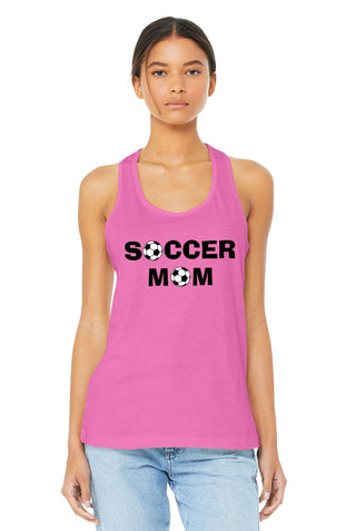 Soccer Mom Tank Top Soccer Shirt Game Day Racerback Sports Mom Gift #TT6008-SMOM - Screen Printed T-Shirt - Women’s