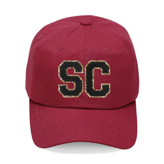 South Carolina Varsity Hat Garnet Embroidered Gameday Cap Unisex #L190-GAR-PBLKSC - Baseball Cap - Women’s