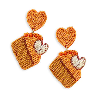 Spice Spice Baby Christmas Statement Earrings Holiday Jewelry #VLJ4747-PIE - Dangle Earrings