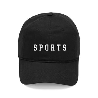 Sports Embroidered Baseball Cap Classic Athletic Hat for Men Women #M190VL-BLK-SPORT - Baseball Cap - Unisex