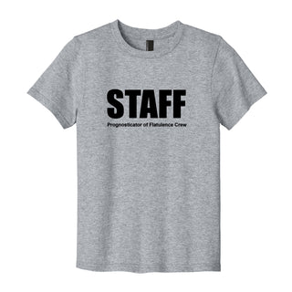 STAFF Prognosticator of Flatulence Crew Kid’s T-Shirt Graphic Tee for Boys & Girls #TSY54-STAFF - Shirt - Kids