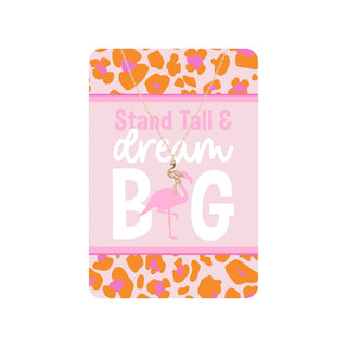 Stand Tall & Dream Keepsake Card #VLJC-1525GD-DREAM - Pendant/Charm Necklace