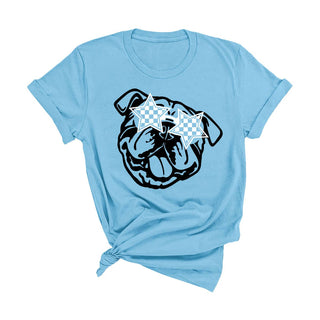 Star Bulldog T Shirt Mascot Game Day School Spirit Graphic Tee #HPTS-STRBULL - T-Shirt (Graphic) - Women’s