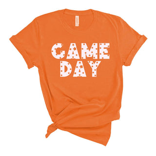Star Game Day T Shirt Football Fan Tailgate Graphic Tee #HPTS-STRGD - Screen Printed T-Shirt - Women’s