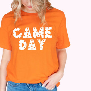 Star Game Day T Shirt Football Fan Tailgate Graphic Tee #HPTS-STRGD - Screen Printed T-Shirt - Women’s