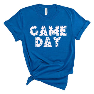 Star Game Day T Shirt Football Fan Tailgate Graphic Tee #HPTS-STRGD - Screen Printed T-Shirt - Women’s