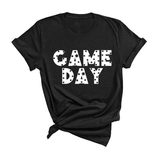Star Game Day T Shirt Football Fan Tailgate Graphic Tee #HPTS-STRGD - Screen Printed T-Shirt - Women’s