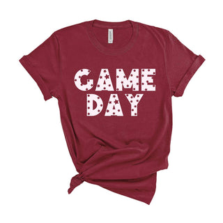 Star Game Day T Shirt Football Fan Tailgate Graphic Tee #HPTS-STRGD - Screen Printed T-Shirt - Women’s