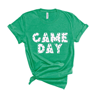 Star Game Day T Shirt Football Fan Tailgate Graphic Tee #HPTS-STRGD - Screen Printed T-Shirt - Women’s