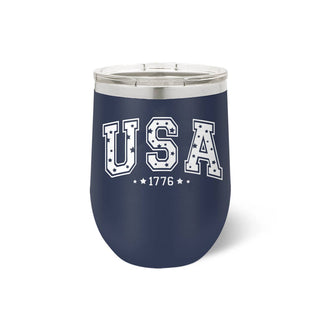 Star USA Tumbler Navy 12oz Insulated Cup Patriotic Fourth of July Gift #TWB12-STRUSA24-NAVY - Insulated Mug/Tumbler