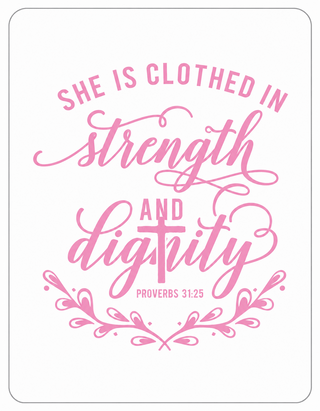 Strength & Dignity Magnetic Keepsake Card #HPM-DIGNITY