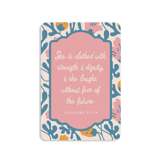 Strength & Dignity Magnetic Keepsake Card #HPM-PROV3125 - Pendant/Charm Necklace