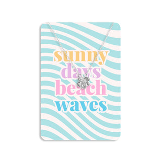 Sunny Days Keepsake Card #VLJC-1359SV-SUND - Pendant/Charm Necklace