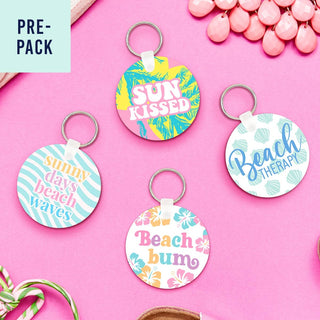 Sunny Days Keychain 4 pc Set #SPACK-RDKC-SUND - Keychain - Women’s