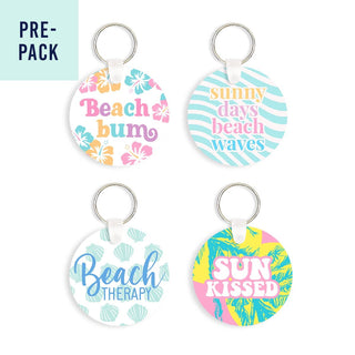 Sunny Days Keychain 4 pc Set #SPACK-RDKC-SUND - Keychain - Women’s