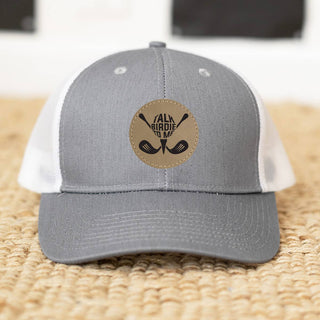 Talk Birdie to Me Golf Snapback Hat Funny Golf Cap for Men Women #L112-P301-BIRD - Trucker Hat - Men’s
