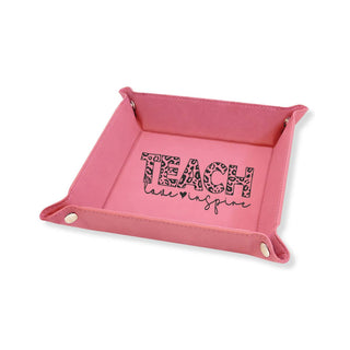 Teach Love Inspire Tray #L2042&L2044-TLI23 - Pink - Desk Tray