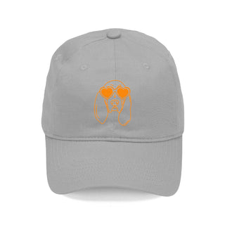 Tennessee Hound Embroidered Hat Volunteer State Baseball Cap Unisex #M190VL-WHT-HOUND - Grey - Baseball Cap - Women’s