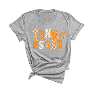 Tennessee State Graphic T Shirt Southern Volunteer Pride Tee Unisex #HPTS-WHTSM-TN24 - T-Shirt (Graphic) - Women’s