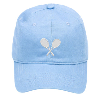 Tennis Racket Embroidered Hat Court Sports Baseball Cap Unisex #M190-TENNIS - Light Blue - Baseball Cap - Women’s