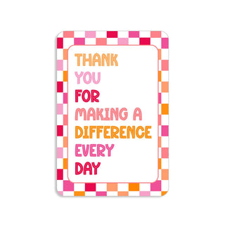 Thank You for Making a Difference Magnetic Keepsake Card #HPM-DIFF24 - Keepsake Coin/Token