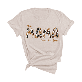 This Mama Loves Her Herd T Shirt Farm Mom Graphic Tee for Women #HPTS-MHERD24