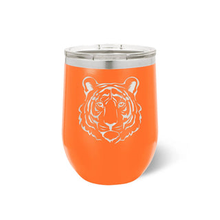 Tiger Tumbler 12oz Insulated Cup Game Day School Spirit Gift #TWB12-TIGER-NAVY - Orange - Insulated Mug/Tumbler