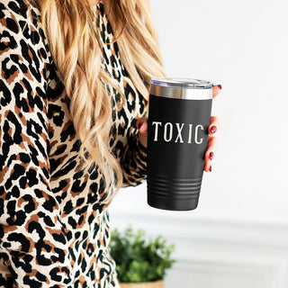 Toxic Tumbler 20oz Halloween Cup Drinkin’ Season Gift #TWB20-TOX23-BLK - Insulated Mug/Tumbler