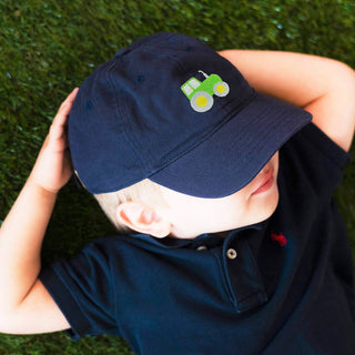 Tractor Navy Kid’s Cap #M185VL-NAVY-TRAC - Baseball Cap - Kids