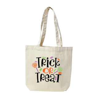 Trick Or Treat Small Canvas Tote #HPT2515-TREAT - Tote Bag - Kids