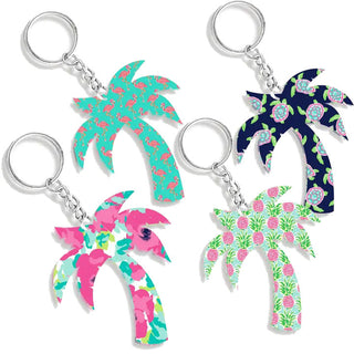 Tropical Palm Tree Acrylic Keychains #ACK-PALM