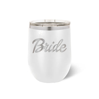 Bride White 12oz Insulated Tumbler