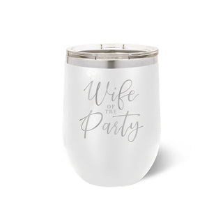 Wife of the Party White 12oz Insulated Tumbler