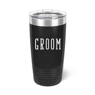 Groom Black 20oz Insulated Tumbler