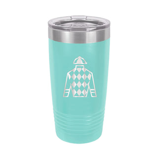 Jockey Jersey Teal 20oz Insulated Tumbler