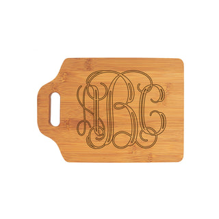 Vine Initials Cutting Board