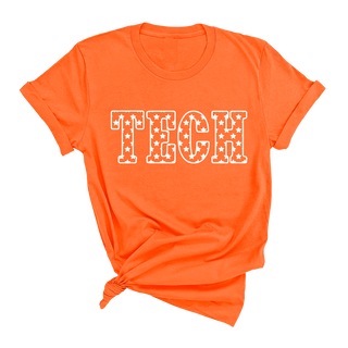Virginia Tech Star T Shirt Hokies Game Day College Fan Graphic Tee #HPTS-ORG-STRTECH - T-Shirt (Graphic) - Women’s