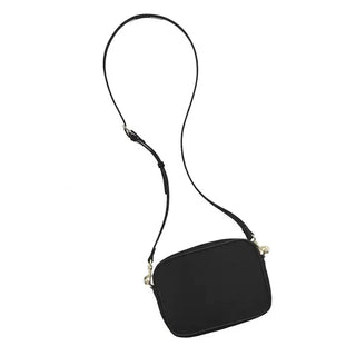 Viv&Lou® Black Blair Crossbody Purse Vegan Leather Handbag #M707-BLK-VL106 - Crossbody Bag - Women’s