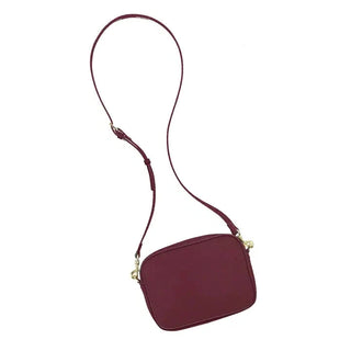 Viv&Lou® Brand Berry Burgundy Blair Crossbody Purse Vegan Leather Handbag #M707-BERRY-VL107 - Crossbody Bag - Women’s