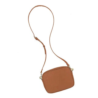 Viv&Lou® Camel Blair Crossbody Purse Vegan Leather Handbag #M707-CAMEL-VL102 - Crossbody Bag - Women’s