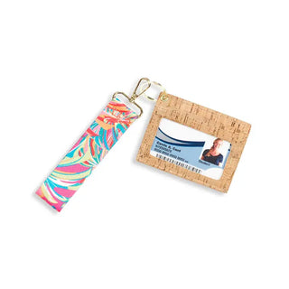 Viv&Lou® Cork Wallet Tropical Wristlet Eco Friendly Card Holder #PACK-209CORK-TRP - Wristlet