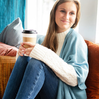 Dusty Blue Lindsey Top