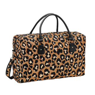 Viv&Lou® Extra Large Leopard Travel Bag Oversized Luggage #M442-LPRD23-VL206 - Weekender Bag - Women’s