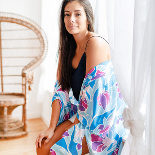 Viv&Lou® Get Lost Emma Top Coastal Beach Cover Up Travel Shirt #MA292VL-LOST - Swim Cover Up - Women’s