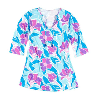 Viv&Lou® Get Lost Women’s Tunic Coastal Beach Cover Up Travel Top #MA2015VL-LOST - Tunic - Women’s
