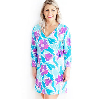 Viv&Lou® Get Lost Women’s Tunic Coastal Beach Cover Up Travel Top #MA2015VL-LOST - Tunic - Women’s