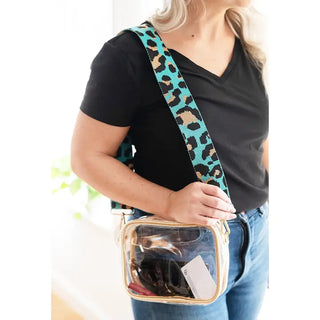 Viv&Lou® Gold Clear Blair Stadium Crossbody Purse - Blank #M707VL-CLRGD - Crossbody Bag - Women’s