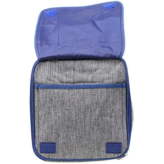 Viv&Lou® Gray-Navy Insulated Lunch Box for Work School Travel #M503-GRAY-VLU - Lunch Bag/Box
